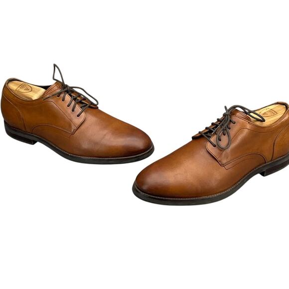 Cole Haan Lewis Grand Brown Leather Lace Up Derby Oxford Dress Shoe Men 8M main image 8